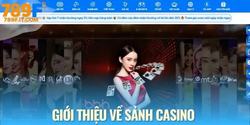 Casino 789F Sảnh casino 789F khiến nhiều anh em say mê