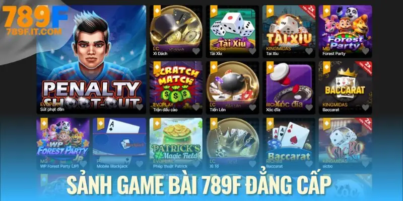Game Bài 789F Game bài 789F là lựa chọn số 1 của dân cá cược chuyên nghiệp
