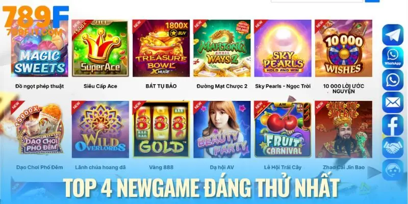 Nổ hũ 789F Top trò chơi hot nhất tại sảnh nổ hũ 789F